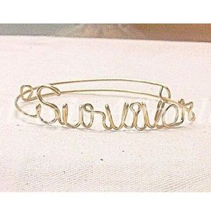 Handmade Custom Wire “Survivor” Bracelet